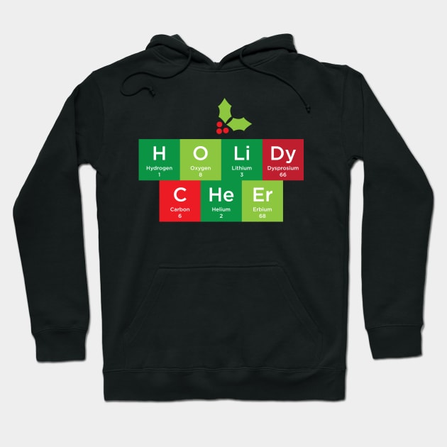 Funny Christmas Chemistry - Holiday Cheer Hoodie by toddsimpson